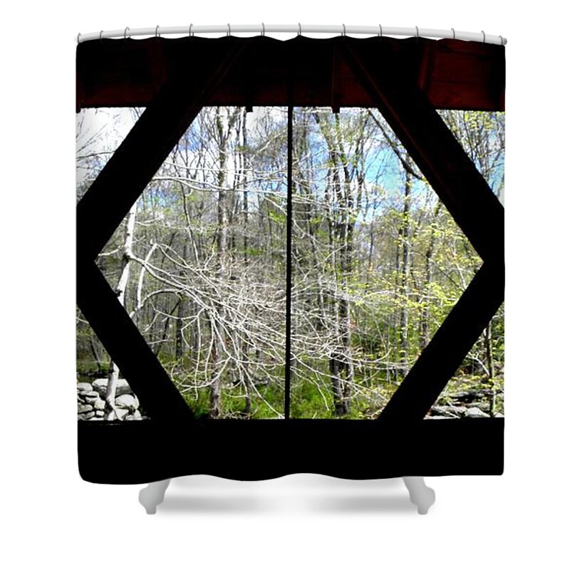 Double X Marks Shower Curtain featuring the photograph X X marks the spot by Kim Galluzzo