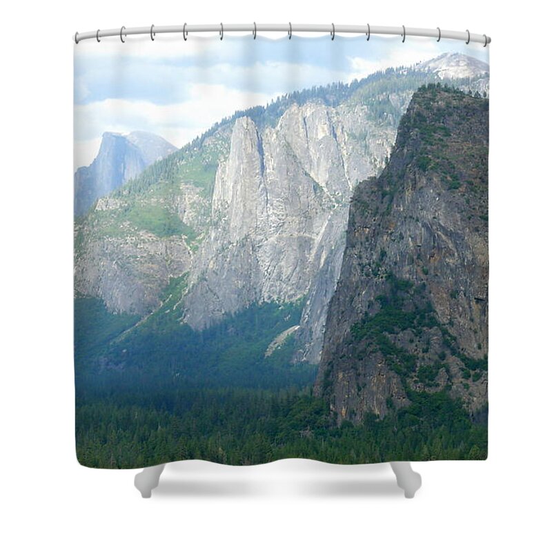 Bridalveil Shower Curtain featuring the photograph Yosemite Bridalveil Fall by Henrik Lehnerer