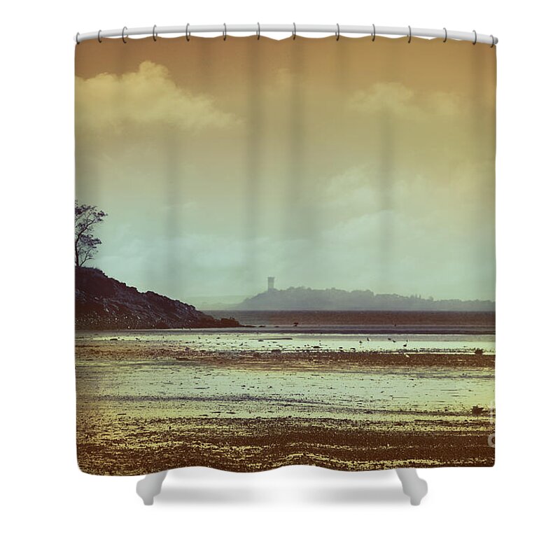 Nahant Shower Curtain featuring the photograph You Should Have Said by Dana DiPasquale