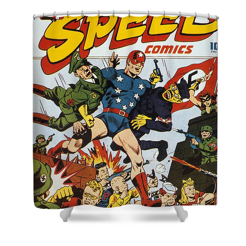 Captain Freedom Shower Curtains