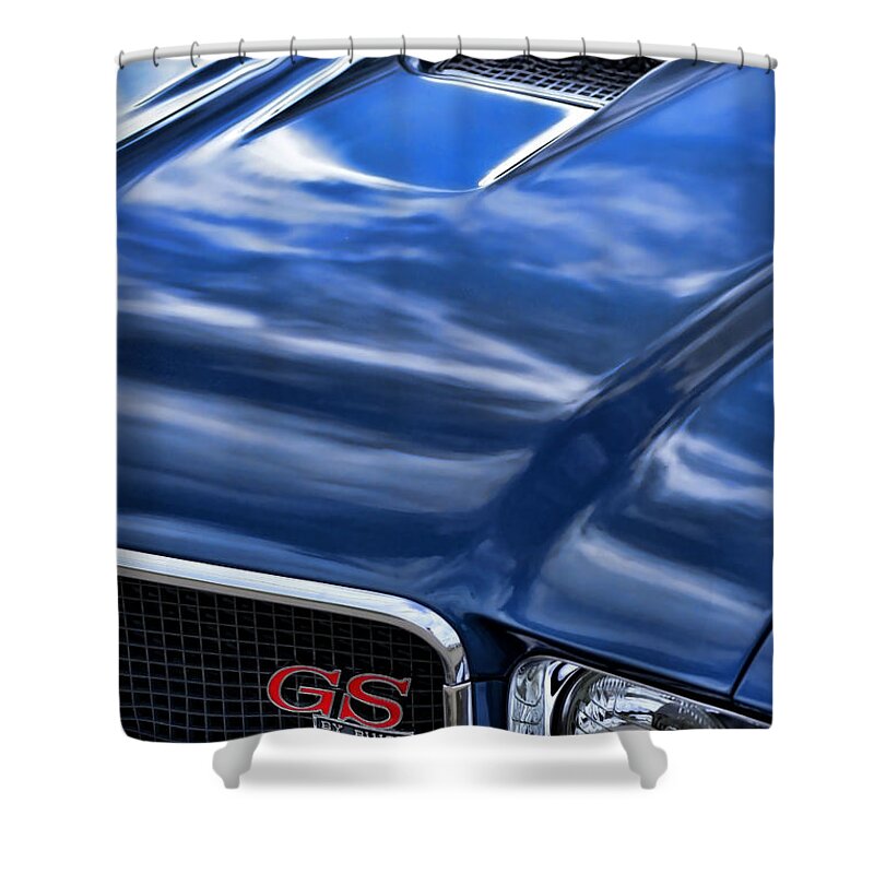 1970 Shower Curtain featuring the photograph 1970 Buick GS 455 by Gordon Dean II