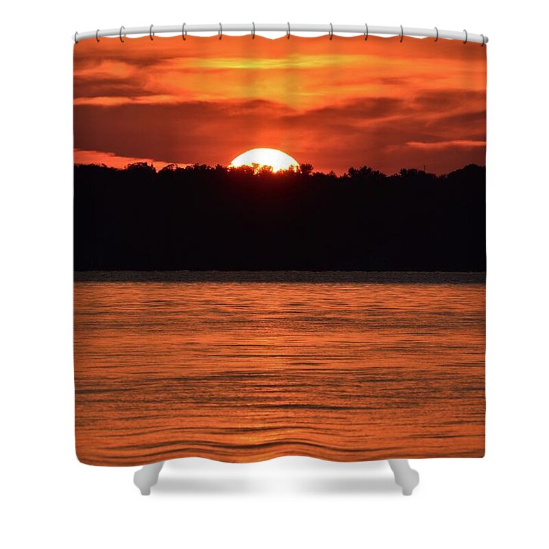 Abstract Shower Curtain featuring the photograph Almost Gone #1 by Lyle Crump