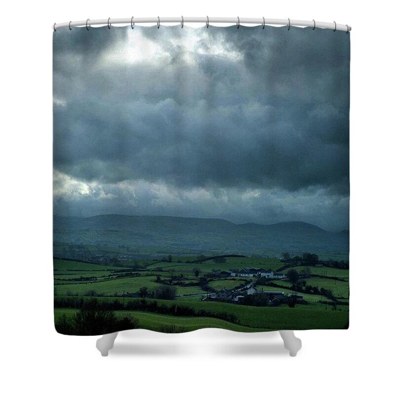Leicagram Shower Curtain featuring the photograph An Irish Day #1 by Aleck Cartwright