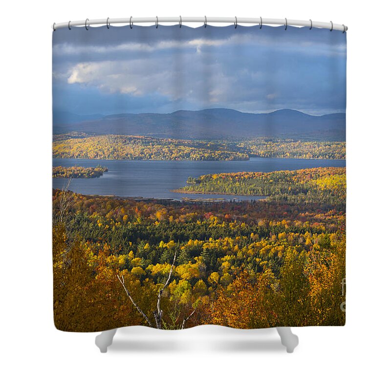 Autumn Shower Curtain featuring the photograph Autumn Splendor #2 by Alana Ranney