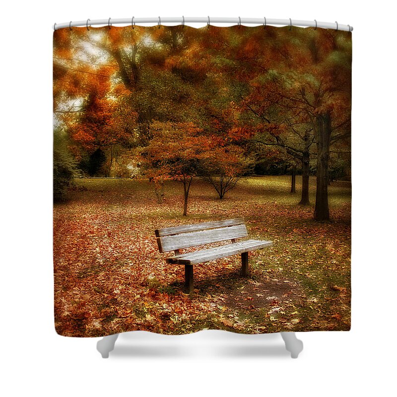 Autumn Shower Curtain featuring the photograph Autumn Splendors by Jessica Jenney