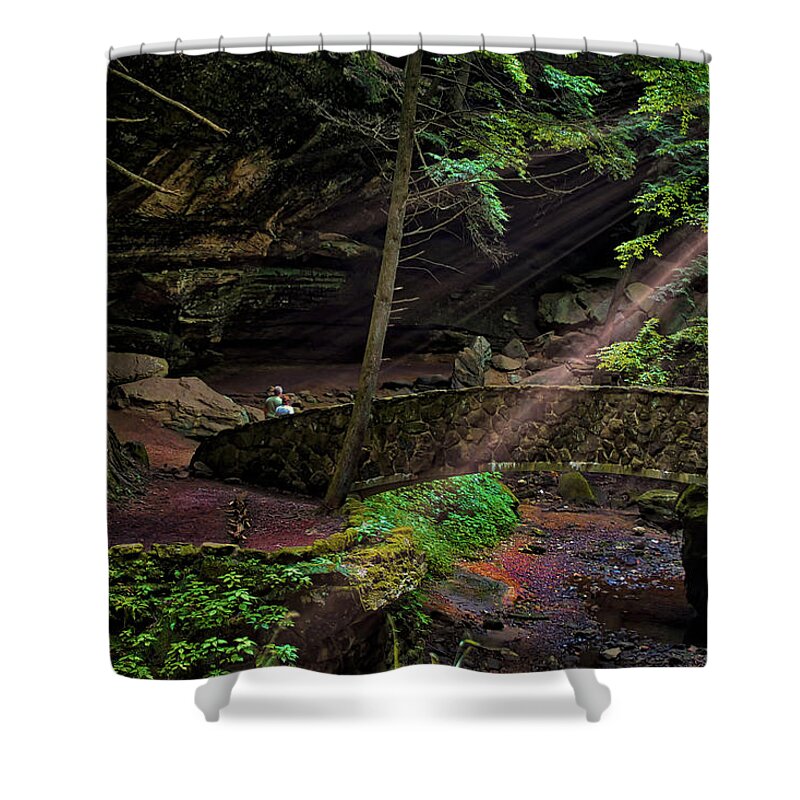 Fieldstone Shower Curtain featuring the photograph Awesome Way #1 by Richard Gregurich
