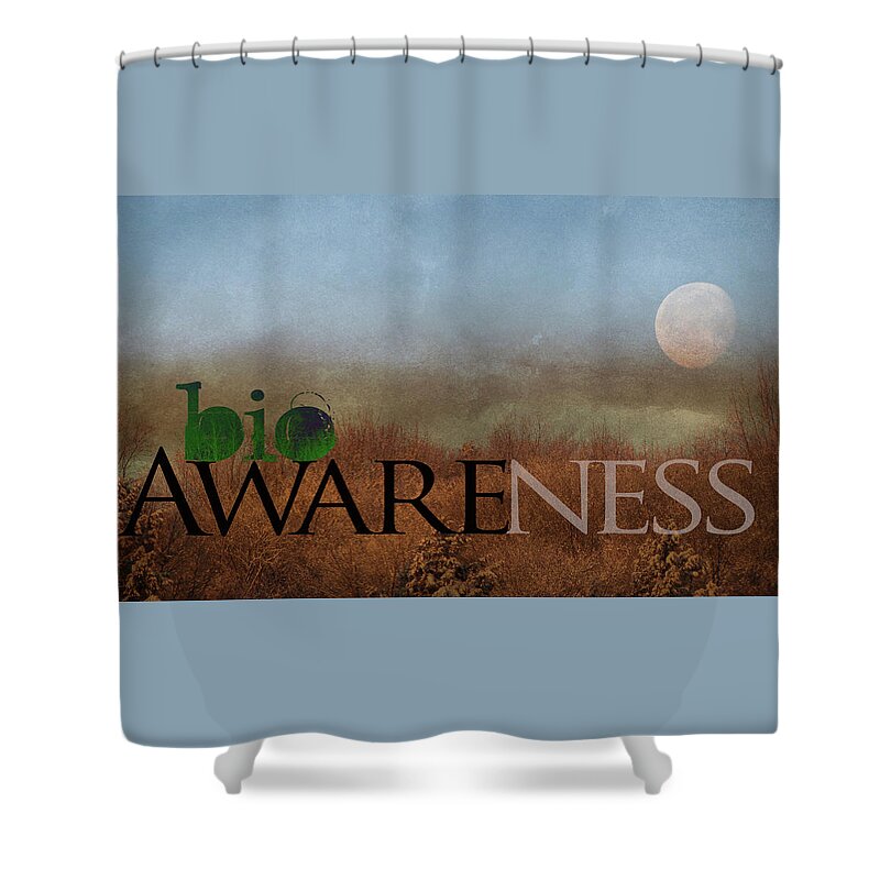 Bio Shower Curtain featuring the photograph bioAWARENESS II #1 by Char Szabo-Perricelli