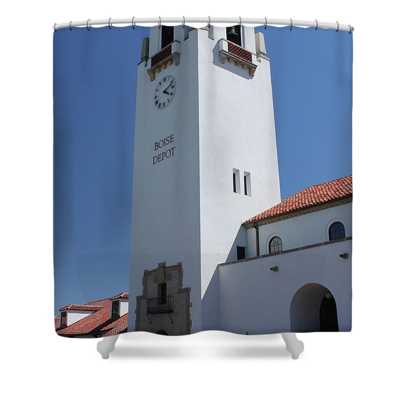 Boise Shower Curtain featuring the photograph Boise Depot #1 by Ira Marcus