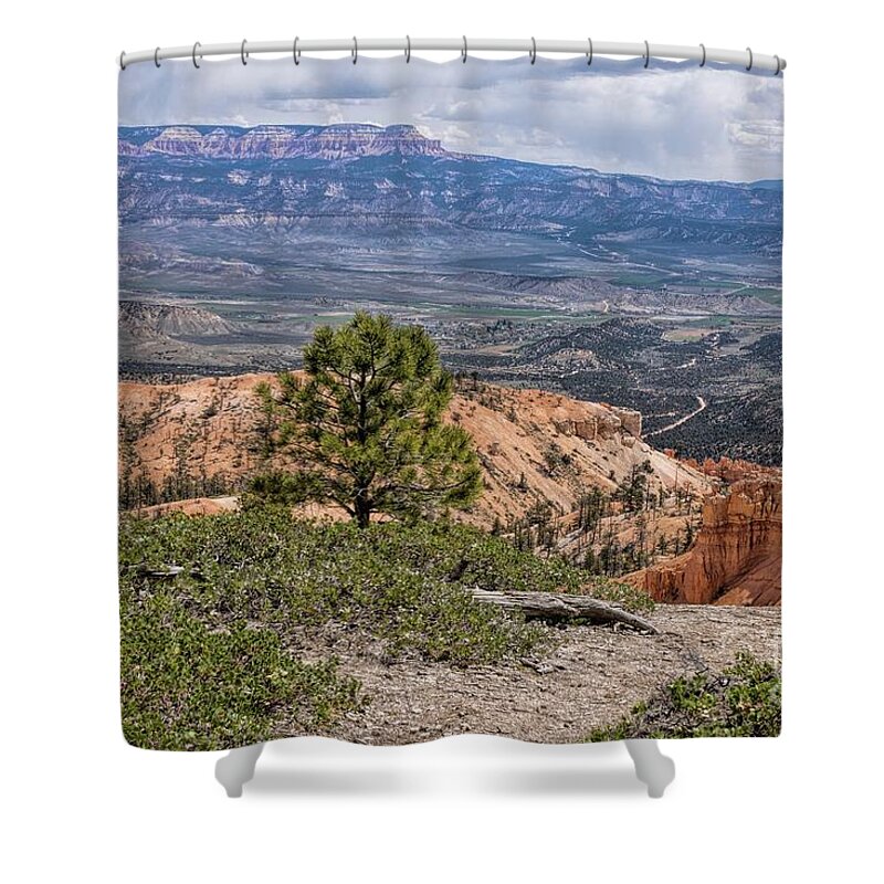 Bryce Shower Curtain featuring the photograph Bryce Canyon #1 by Peggy Hughes