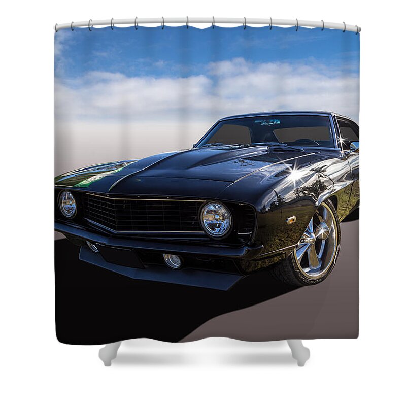 Car Shower Curtain featuring the photograph Camaro #1 by Keith Hawley