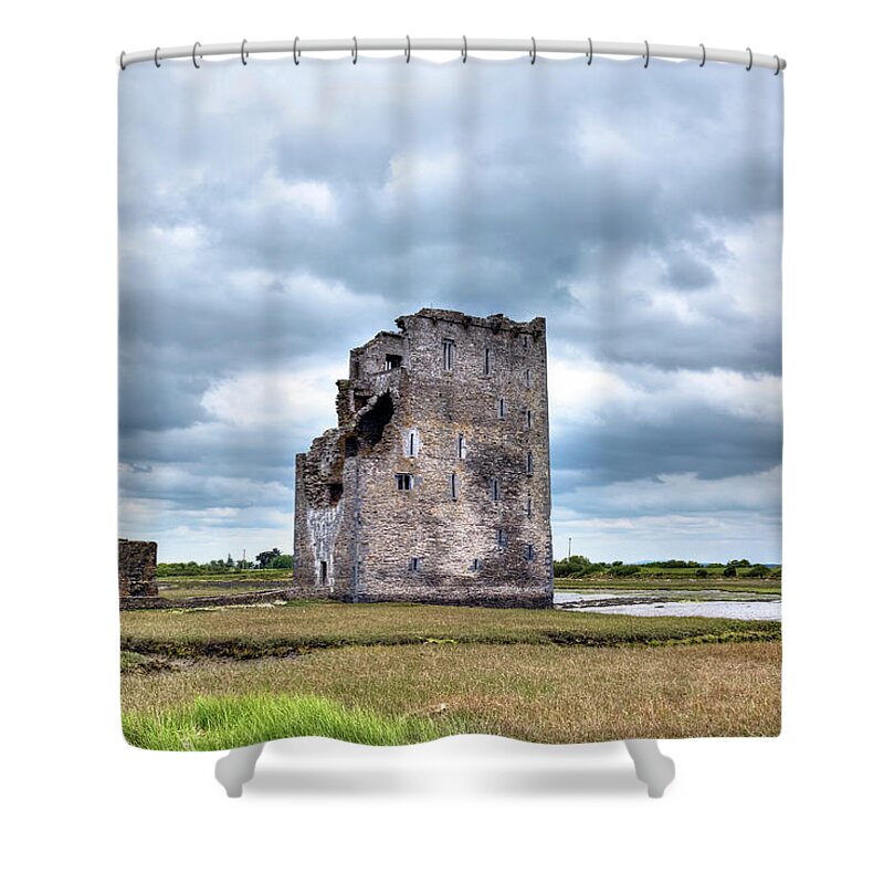 Carrigafoyle Castle Shower Curtain featuring the photograph Carrigafoyle Castle - Ireland #1 by Joana Kruse
