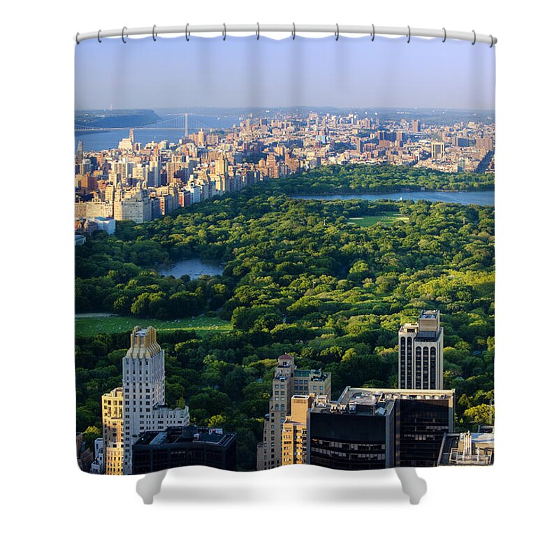 New York Shower Curtain featuring the photograph Central Park by Brian Jannsen