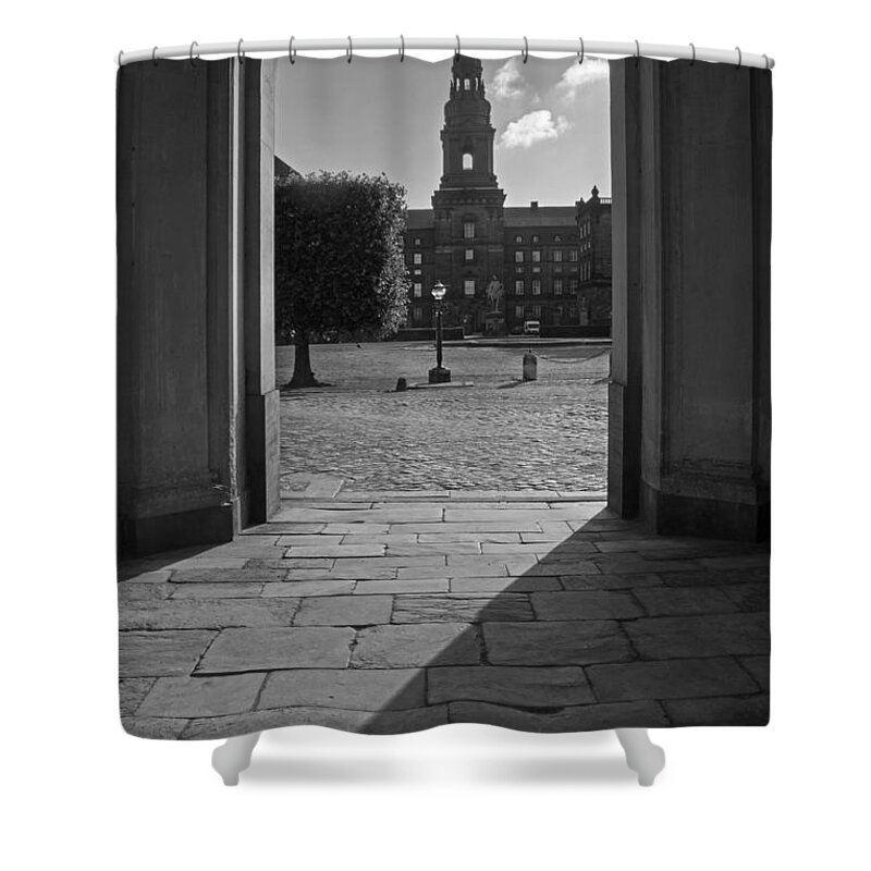 Christiansborg Castle Shower Curtain featuring the photograph Christiansborg Castle #3 by Inge Riis McDonald