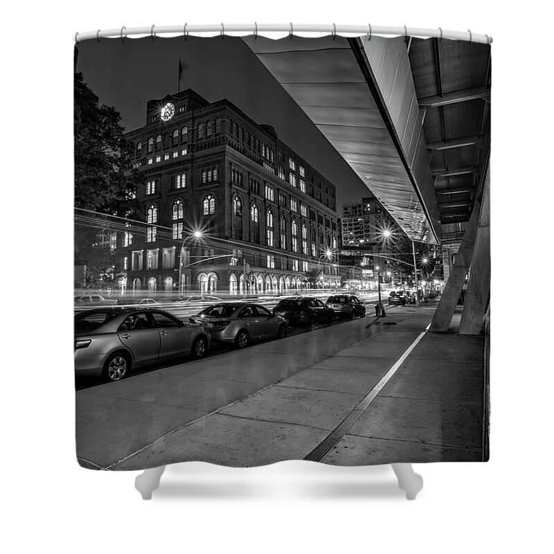 Cooper Union Shower Curtain featuring the photograph Cooper Union NYC #2 by Susan Candelario