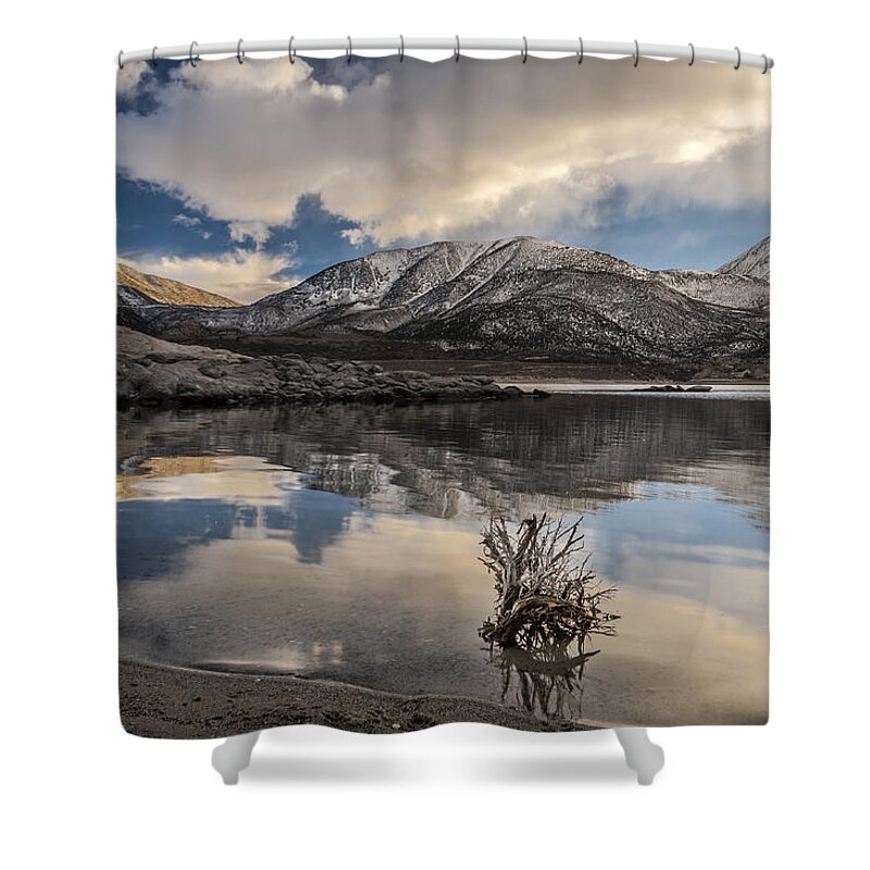 Lake Shower Curtain featuring the photograph Crowley Lake #1 by Cat Connor