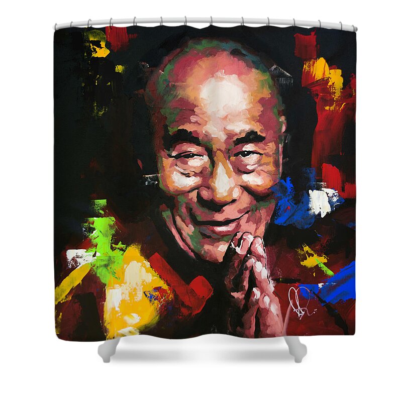 The Dalai Lama Shower Curtains