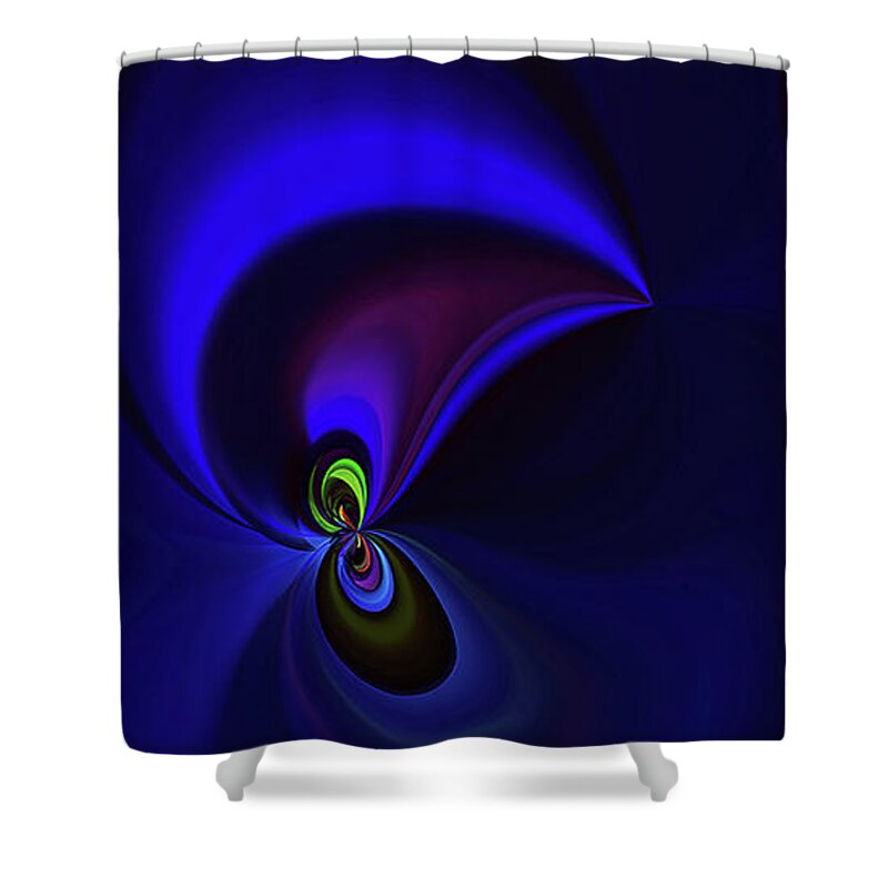 Abstract Shower Curtain featuring the photograph Dancing #1 by Elaine Hunter