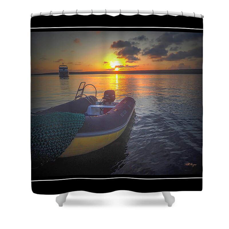 Sunset Shower Curtain featuring the photograph Day's End #1 by Will Wagner