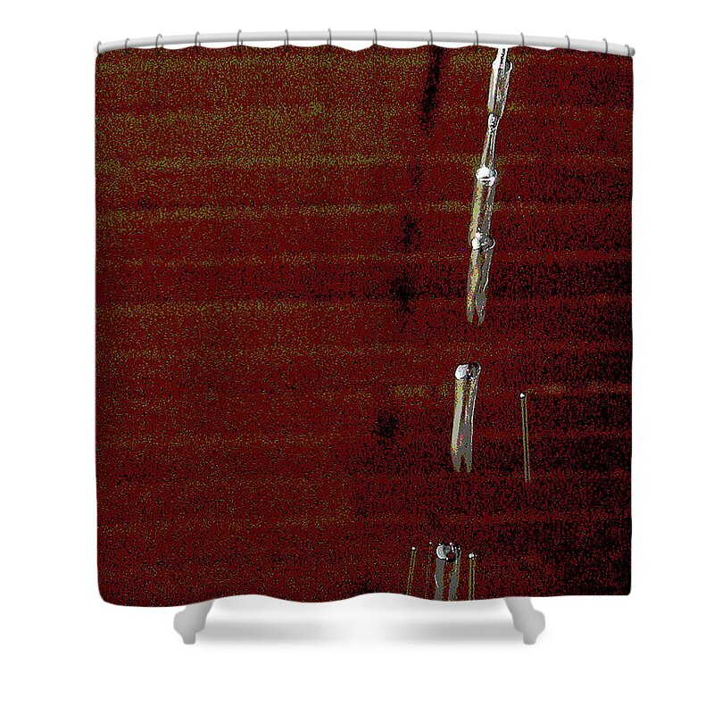 Brad Brailsford Shower Curtain featuring the photograph Drip #1 by Brad Brailsford