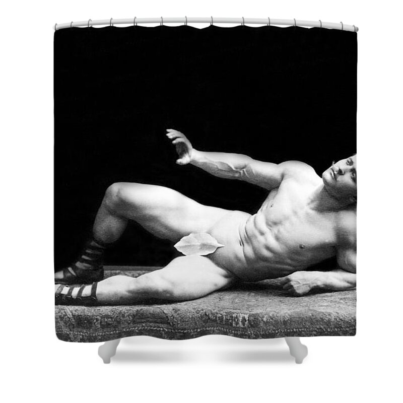 Erotica Shower Curtain featuring the photograph Eugen Sandow, Father Of Modern #17 by Science Source