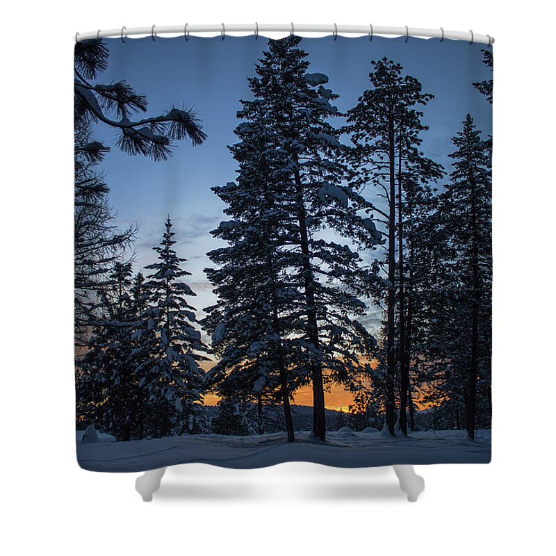 Bc Shower Curtain featuring the photograph Evening #1 by Thomas Nay