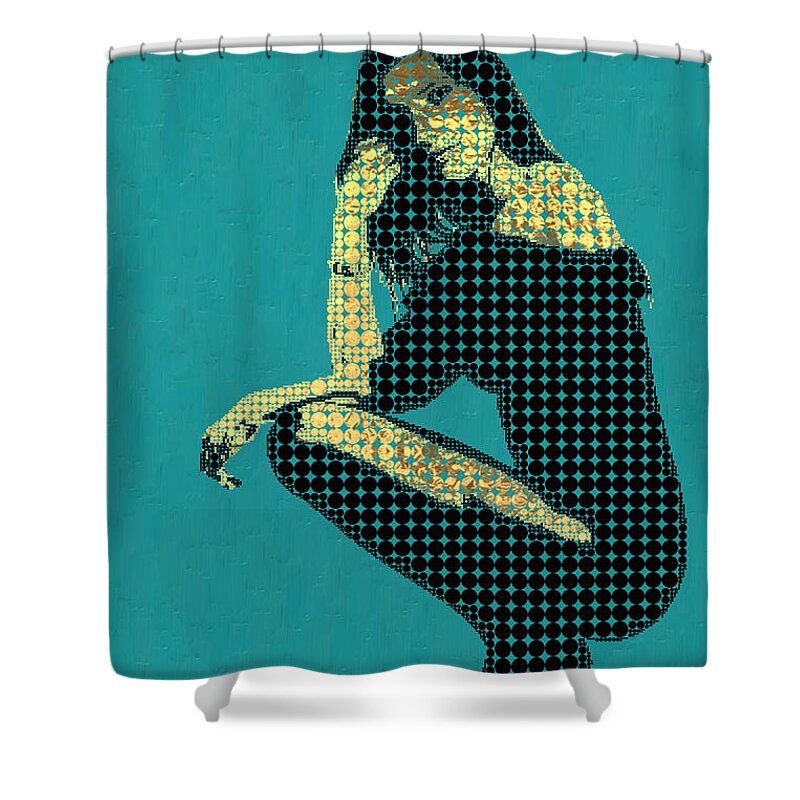 'visual Art Pop' Collection By Serge Averbukh Shower Curtain featuring the photograph Fading Memories - The Golden Days No.2 by Serge Averbukh
