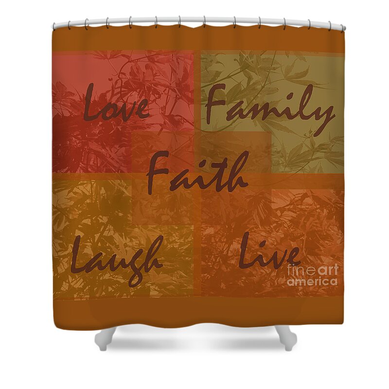 Faith Shower Curtain featuring the digital art Faith #1 by Kirt Tisdale