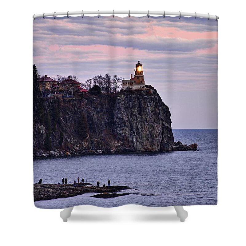 Photography Shower Curtain featuring the photograph First Light #1 by Larry Ricker