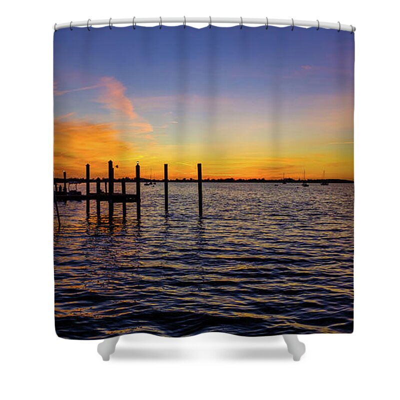 Florida Shower Curtain featuring the photograph Florida Keys Sunset by Raul Rodriguez