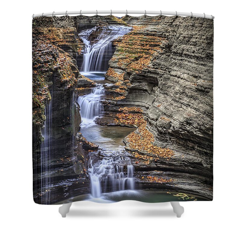 Kremsdorf Shower Curtain featuring the photograph Flow Gently by Evelina Kremsdorf