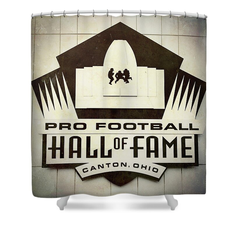 Canton Shower Curtain featuring the photograph Football Hall of Fame #1 #2 by Stephen Stookey