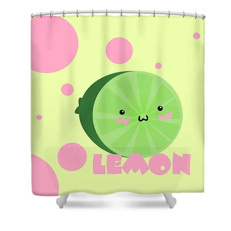 Funny Shower Curtain featuring the digital art Funny #1 by Maye Loeser