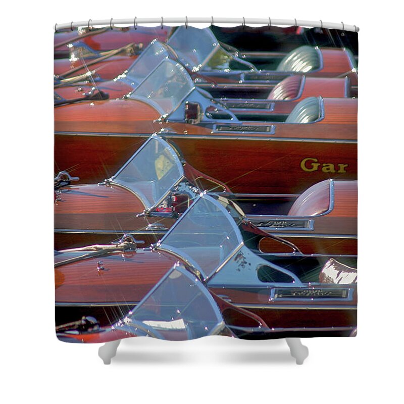 Tahoe Shower Curtain featuring the photograph Gar Wood Classics #5 by Steven Lapkin