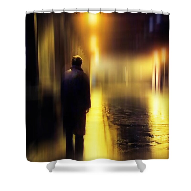 Love Shower Curtain featuring the photograph Ghost of Love by Jenny Rainbow