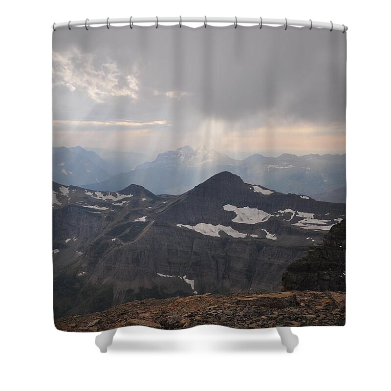 Mountain Shower Curtain featuring the photograph Glacier National Park #2 by Jedediah Hohf
