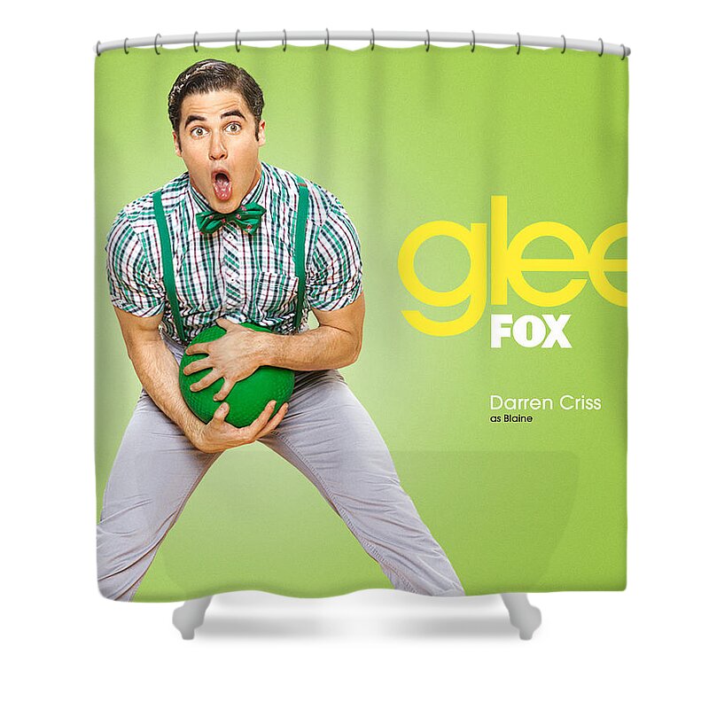 Glee Shower Curtain featuring the digital art Glee #1 by Maye Loeser