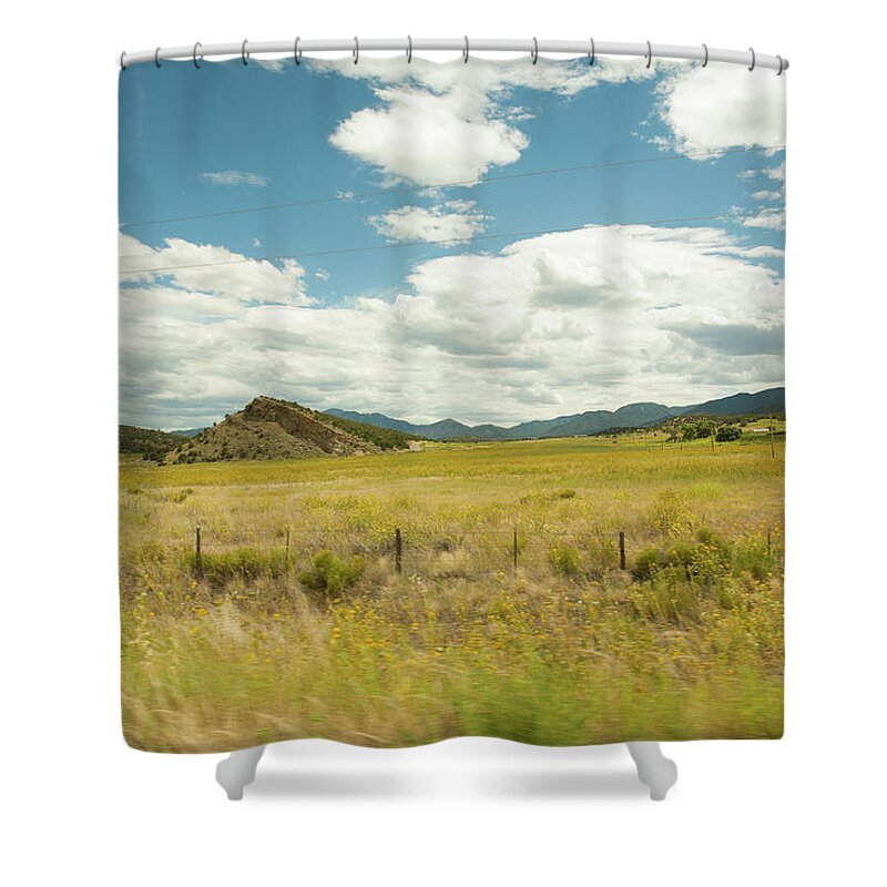  Shower Curtain featuring the photograph Golden Meadows by Carl Wilkerson
