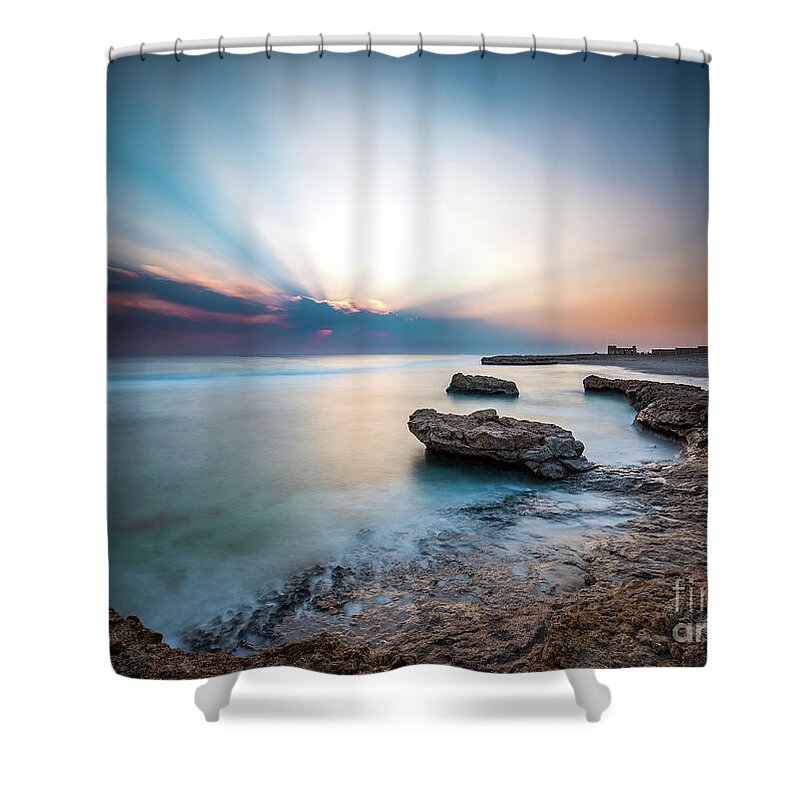 Africa Shower Curtain featuring the photograph Good Morning Red Sea by Hannes Cmarits