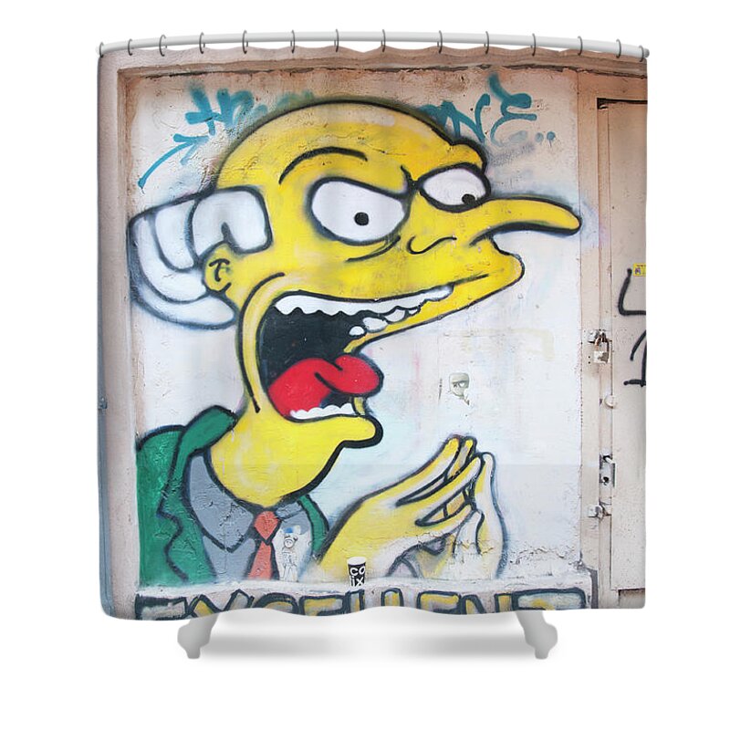 Mr. Burns Shower Curtains