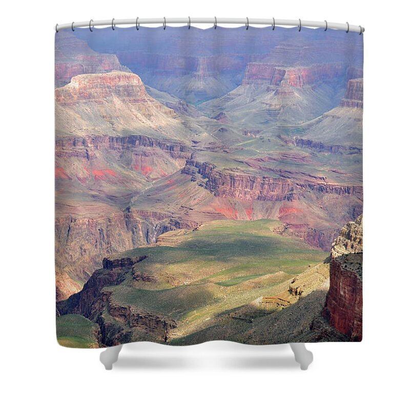 Vibrant Shower Curtain featuring the photograph Grand Canyon 2 by Debby Pueschel