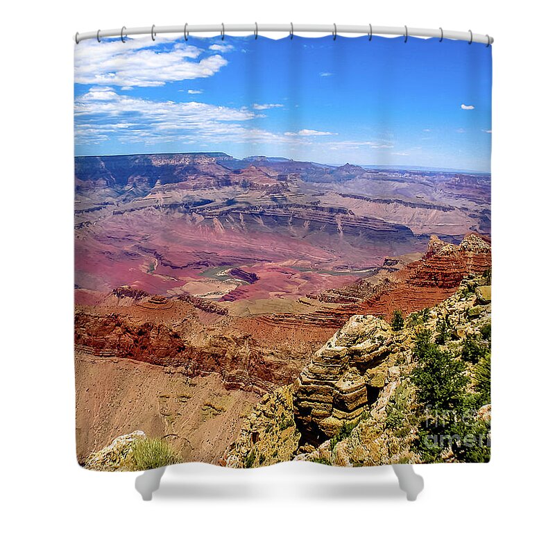 American Shower Curtain featuring the photograph Grand Canyon #1 by Benny Marty