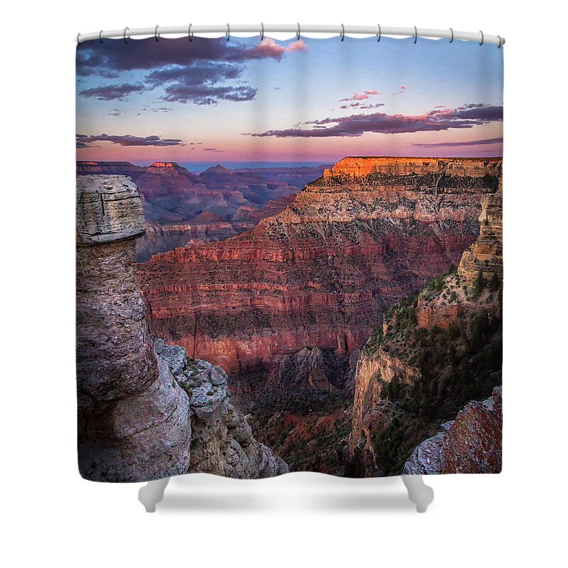 Arizona Shower Curtain featuring the photograph Grand Sunset #2 by Shawn Einerson