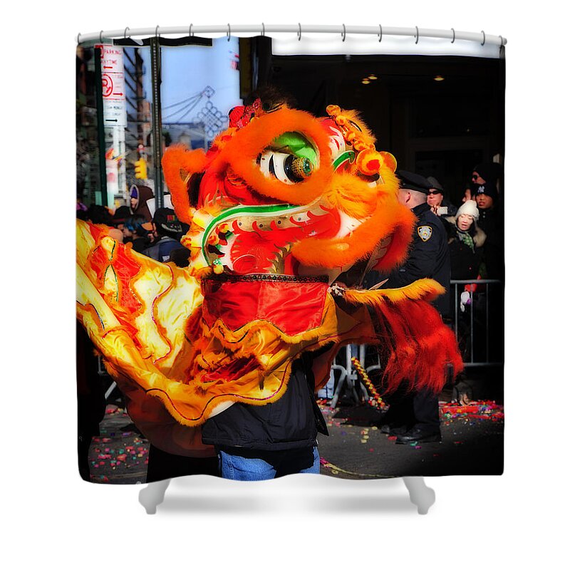 New Year Shower Curtain featuring the photograph Happy New Year #2 by Mike Martin