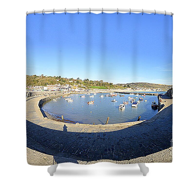 Harbour Shower Curtain featuring the photograph Harbour #1 by Andy Thompson