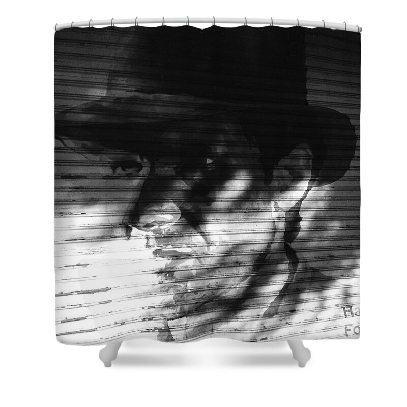Hollywood Shower Curtain featuring the photograph Hollywood Pull Down 15 by Dorian Hill