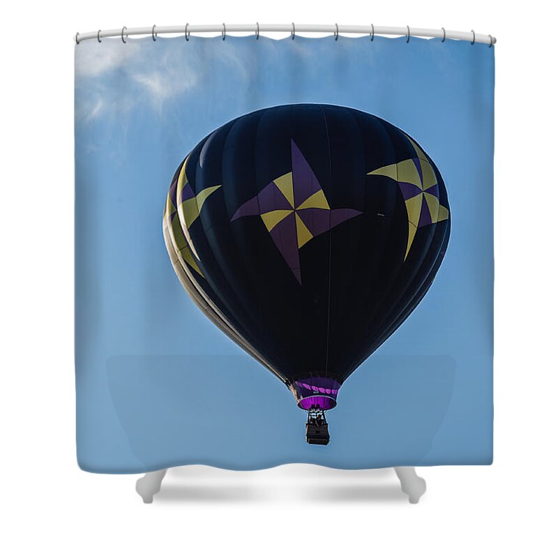 Ballooning Shower Curtain featuring the photograph Hot air balloon #1 by SAURAVphoto Online Store