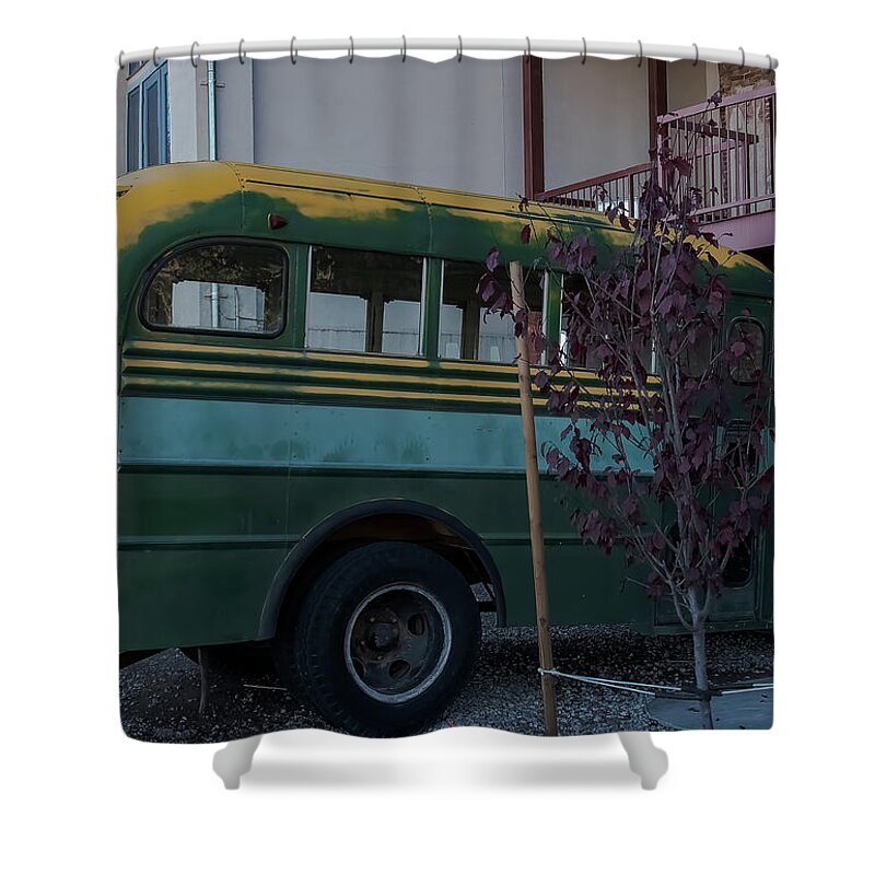 Sedona Shower Curtain featuring the photograph Jerome #1 by Steven Lapkin