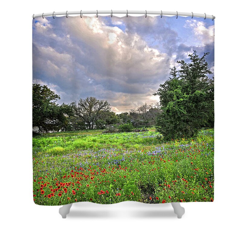 Heavenly Shower Curtain featuring the photograph Heaven and Nature Sing by Lynn Bauer