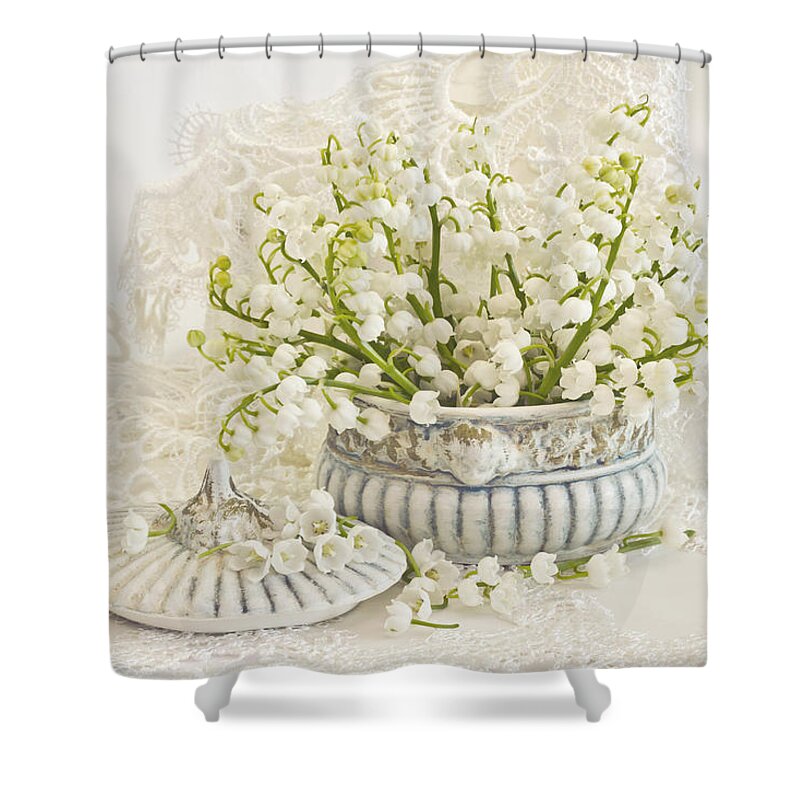 Lily Shower Curtain featuring the photograph Lily Of The Valley #1 by Sandra Foster