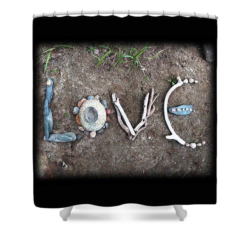 Love Shower Curtain featuring the photograph Love by Tanielle Childers